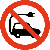 The car cannot be charged